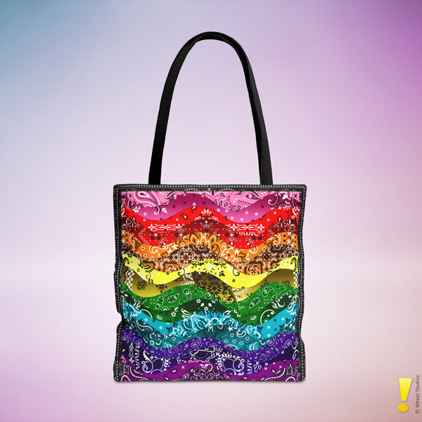 Original LGBTQ Pride Waves Tote Bag